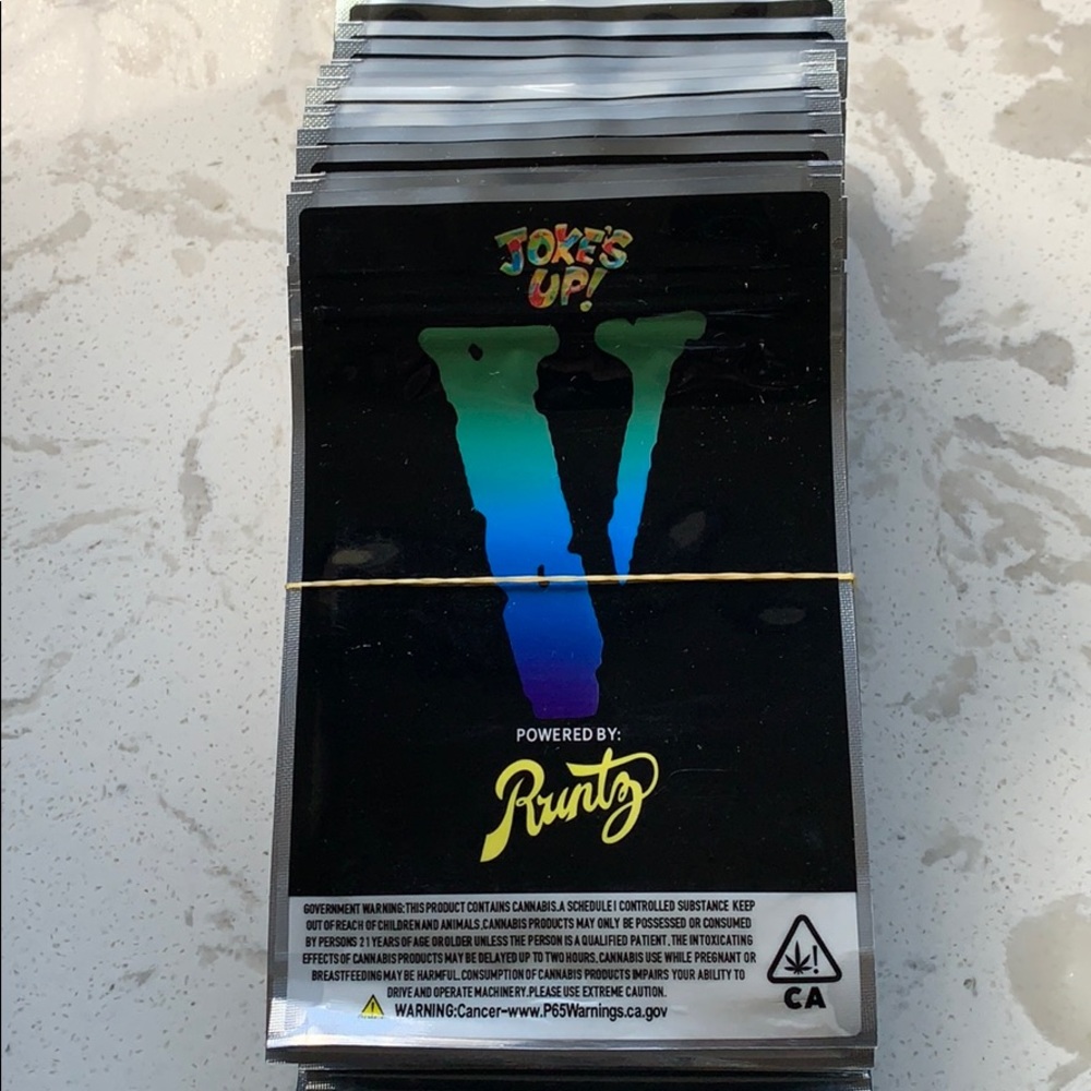 V Lone Big Runtz Baggies New 10PC Mylar Seals 420